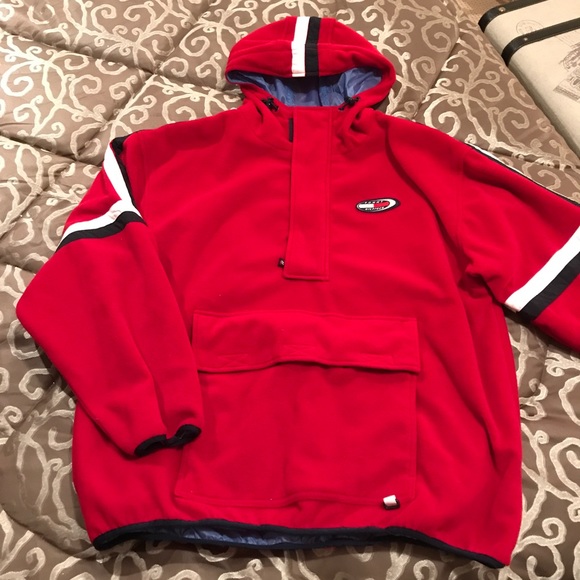 red white zip jacket tommy hilfiger